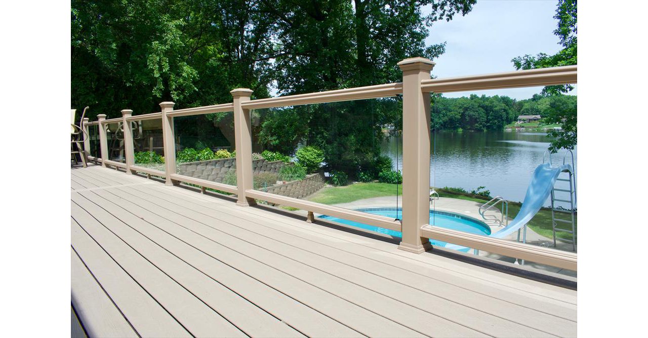 Rope Swing Transcend railing and decking.