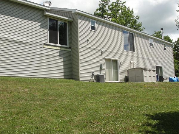 before construction of deck