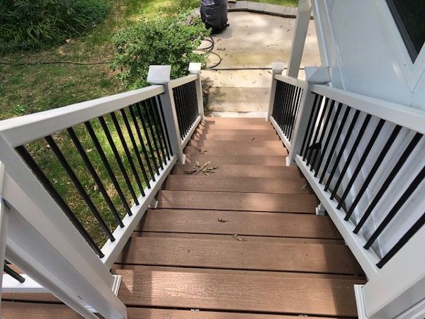 Trex Enhance Basics Beach Dune stairs are safe & slip resistant