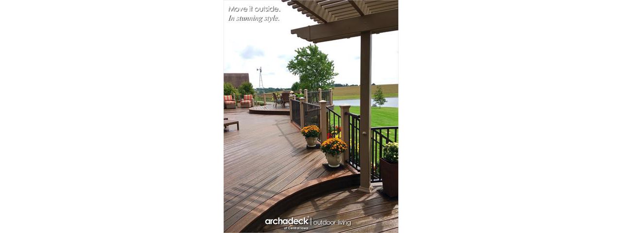 Elevations Framing-Trex Transcend Curved Deck, Central Iowa
