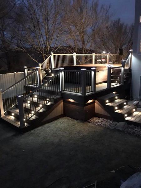 Trex Transcend Deck with Trex Lighting Salt Lake City, UT