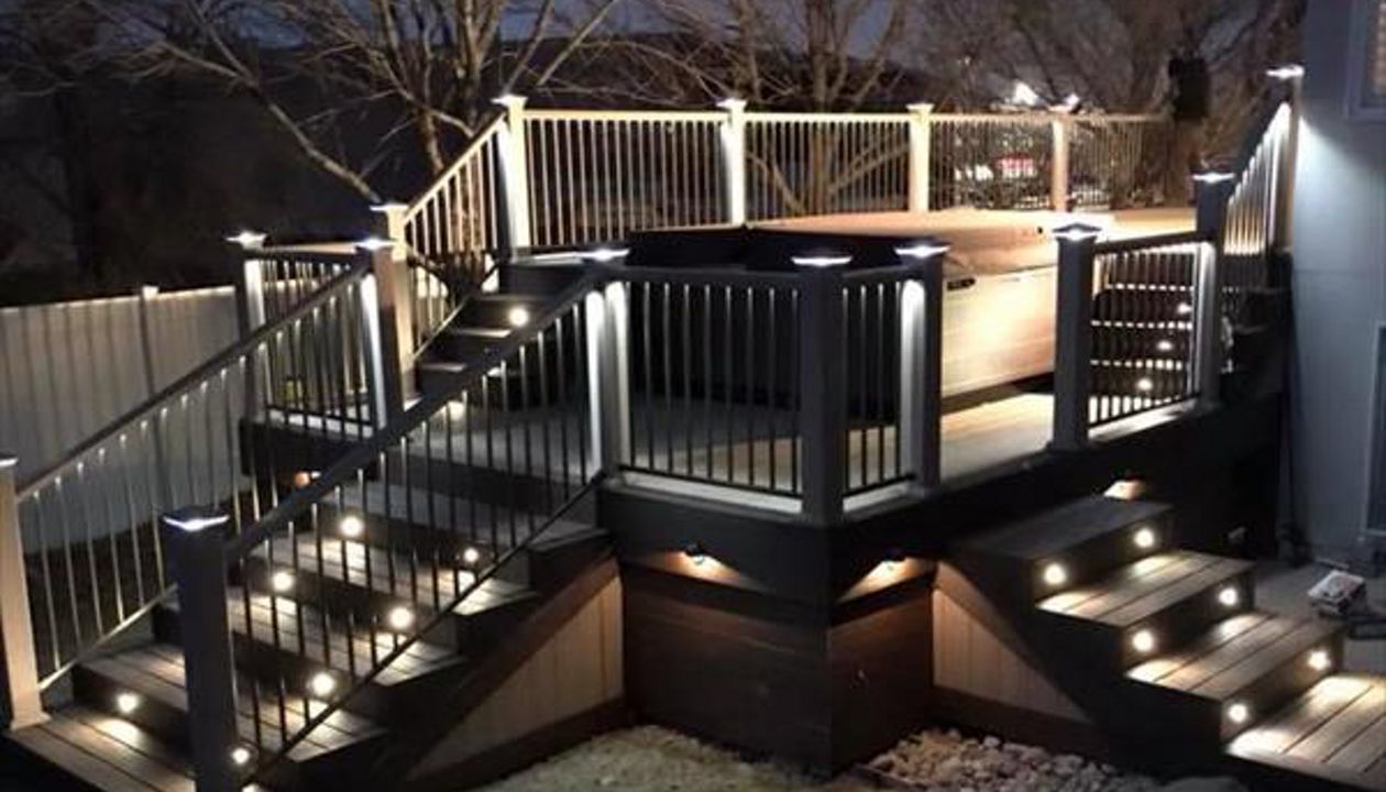 Trex Transcend Deck with Trex Lighting Salt Lake City, UT