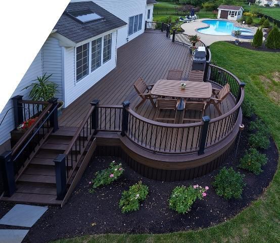 Trex deck.Spiced Rum Vintage Lantern Morrisville