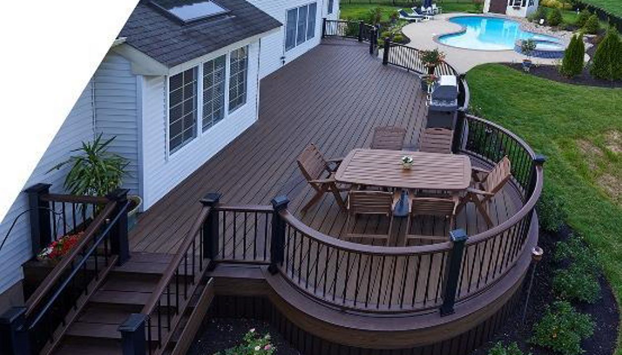 Trex deck.Spiced Rum Vintage Lantern Morrisville