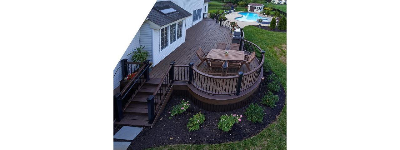 Trex deck.Spiced Rum Vintage Lantern Morrisville