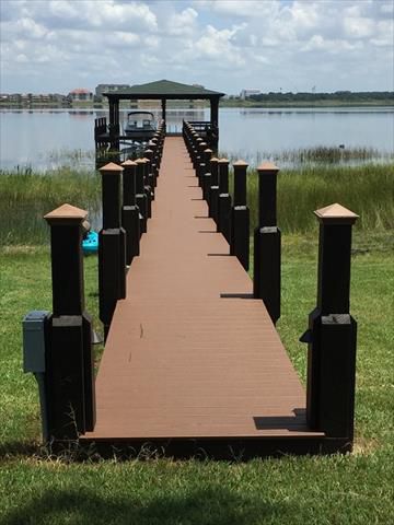 Trex Select Saddle Dock located in Dr. Phillips (Orlando)