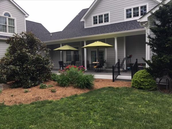 Beautiful Trex Transcend Island Mist deck in Arden, NC