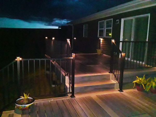 Transend Island Mis with Gravel Patht and Lights