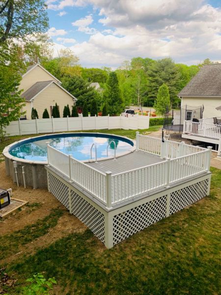 Pebble Gray Select 14x14 pool deck