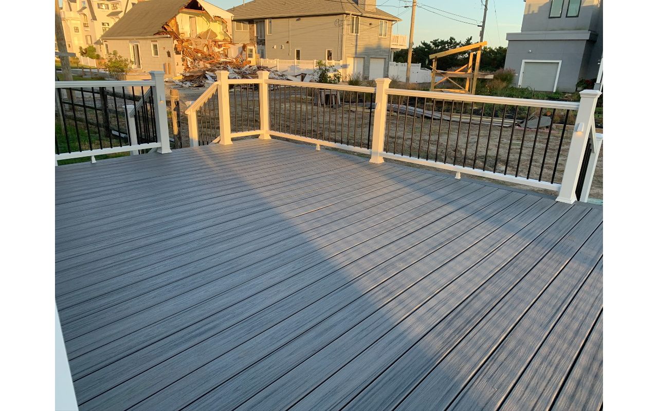 Brigantine, NJ; Island Mist with Classic White Rails