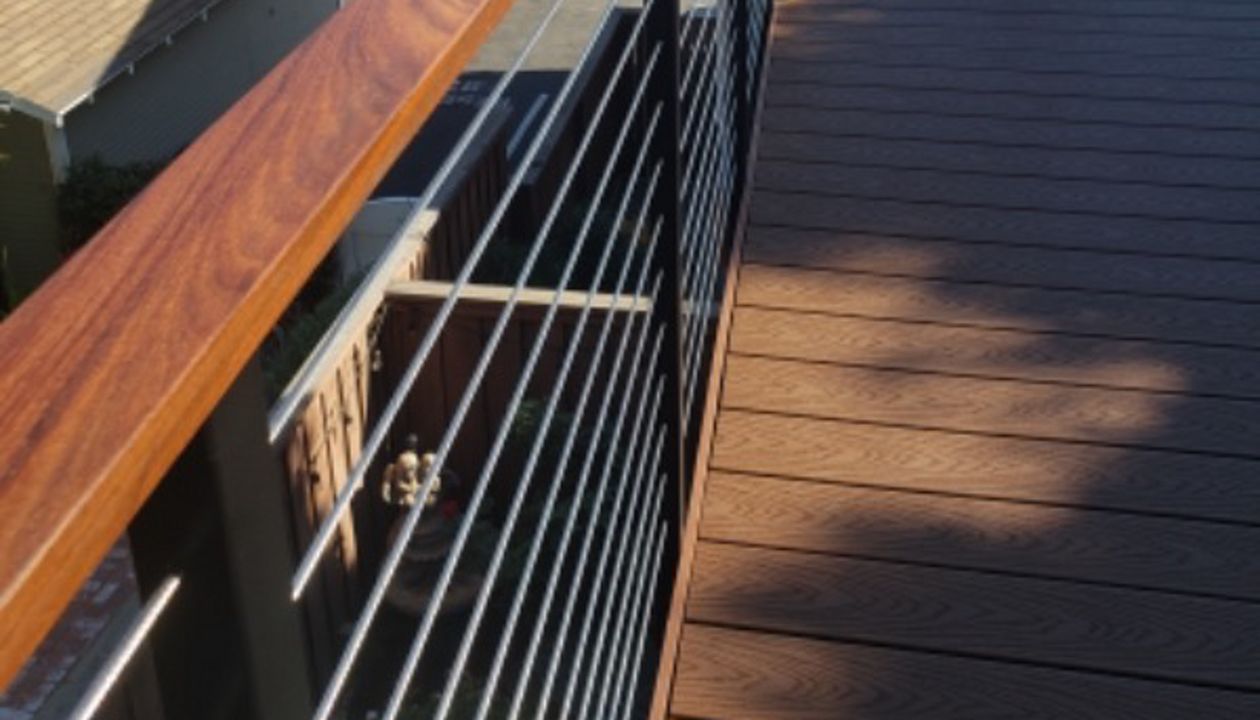 New Trex Deck & Cable Railing in Malibu , CA