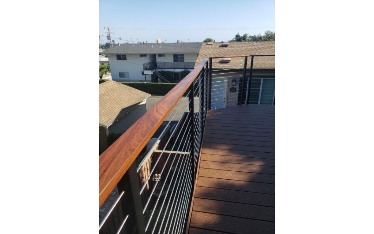 New Trex Deck & Cable Railing in Malibu , CA