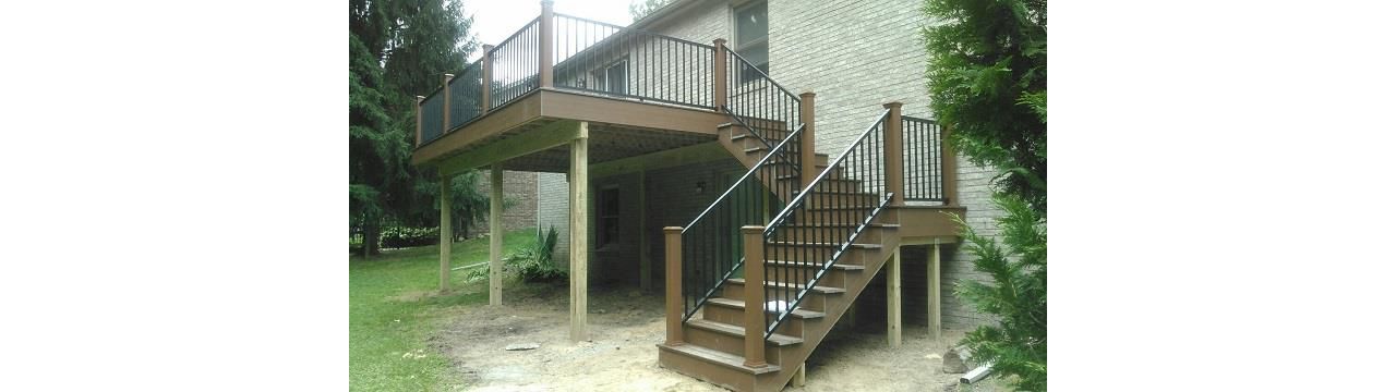 Transcends Decking With Reveal Railing