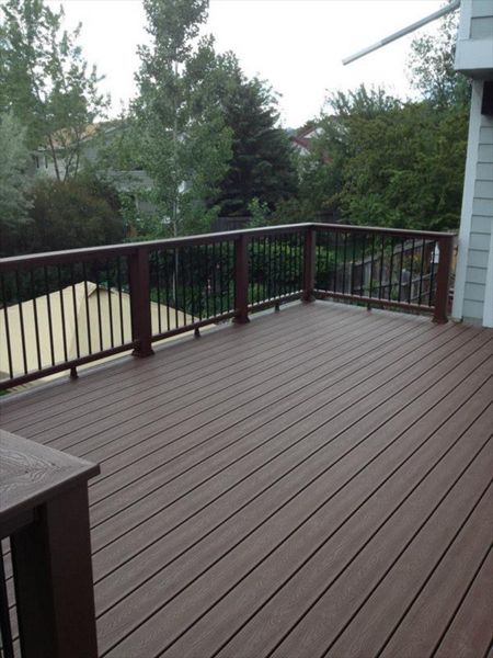 Trex cocktail rail and Transcend decking