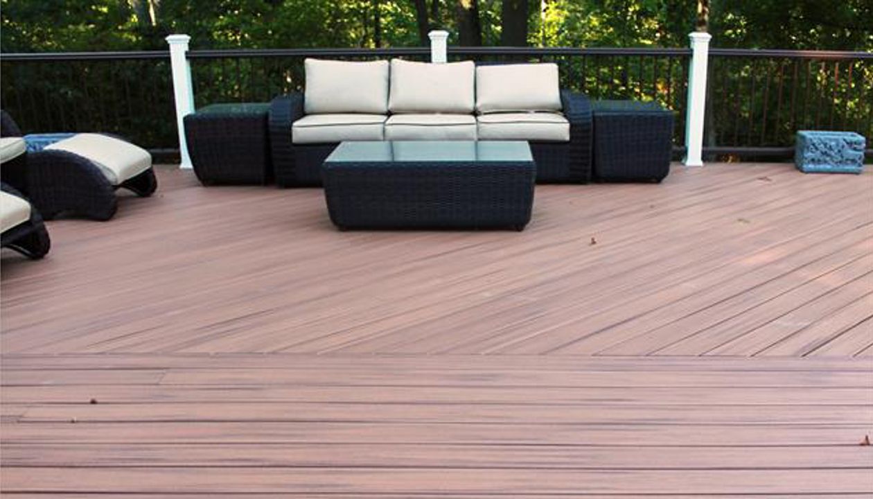 Trex Transcend Custom Tiki Torch w/ Vintage Lantern Deck