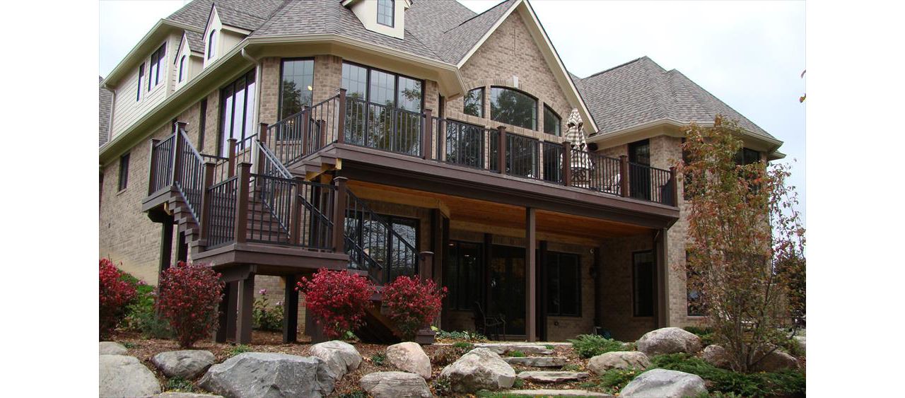 Trex deck in Brighton, Michigan