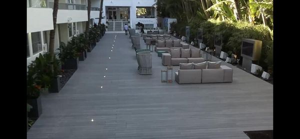 Trex Transcend Tropical Island Mist deck; Miami Beach, FL