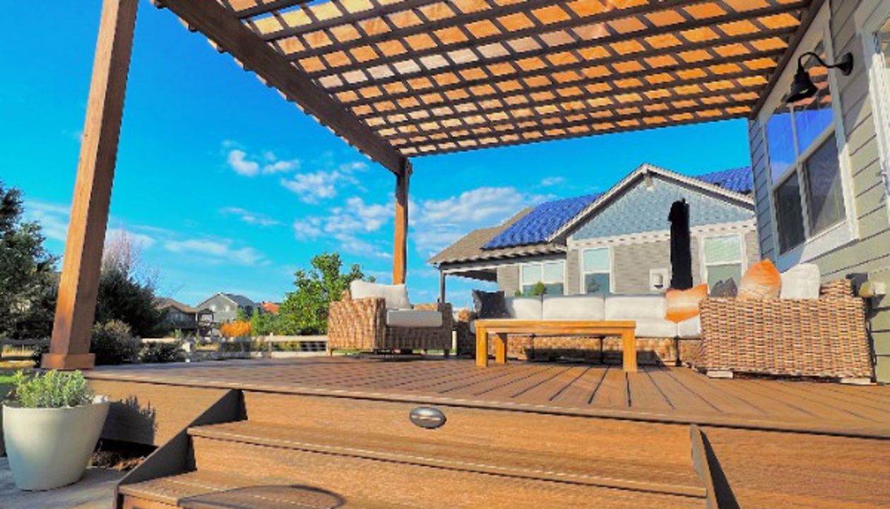 TREX Enhance deck in Costal Bluff Lafayette, CO