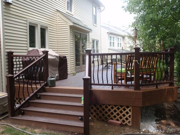 Trex Transcend Tree House Decking Trex Vintage Lantern Rail