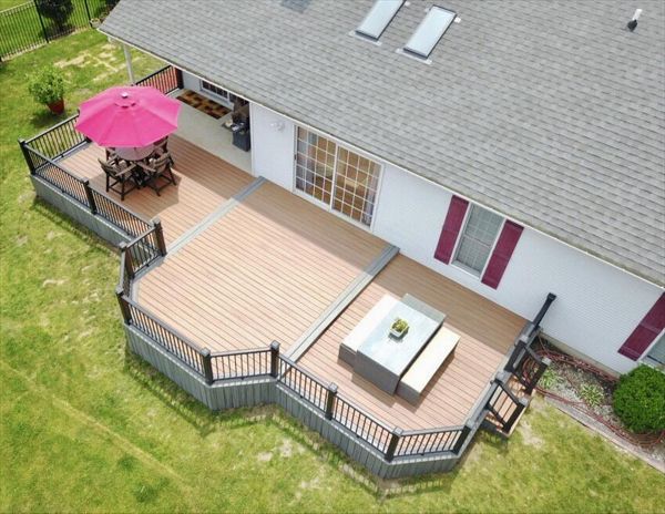 Trex deck and rail in Savoy IL.