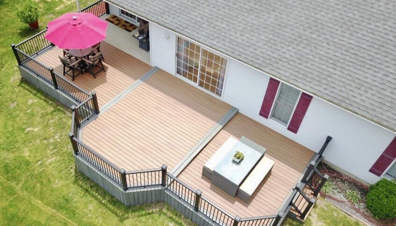 Trex deck and rail in Savoy IL.