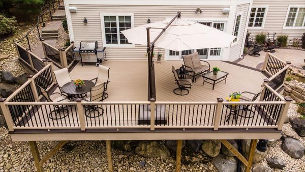 A deck you can host all your parties on, without the worry of wear and tear.