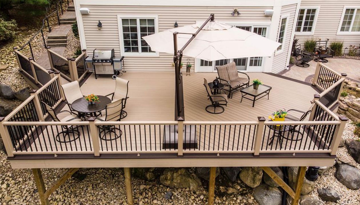 A deck you can host all your parties on, without the worry of wear and tear.