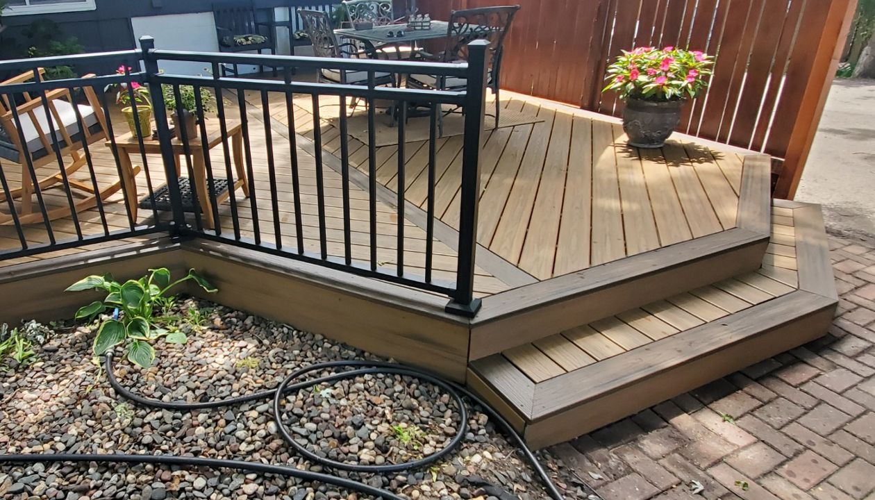 Tiki Torch with Spiced Rum Accent