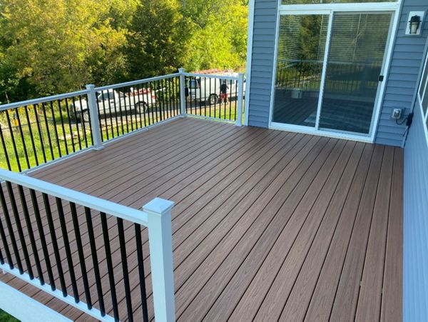 Trex Transcend Tropical Composite Decking with Alum Railing