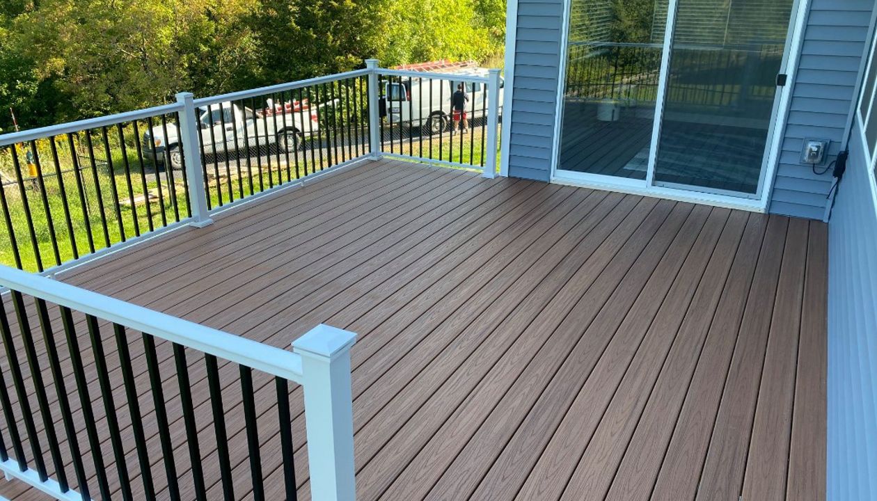 Trex Transcend Tropical Composite Decking with Alum Railing