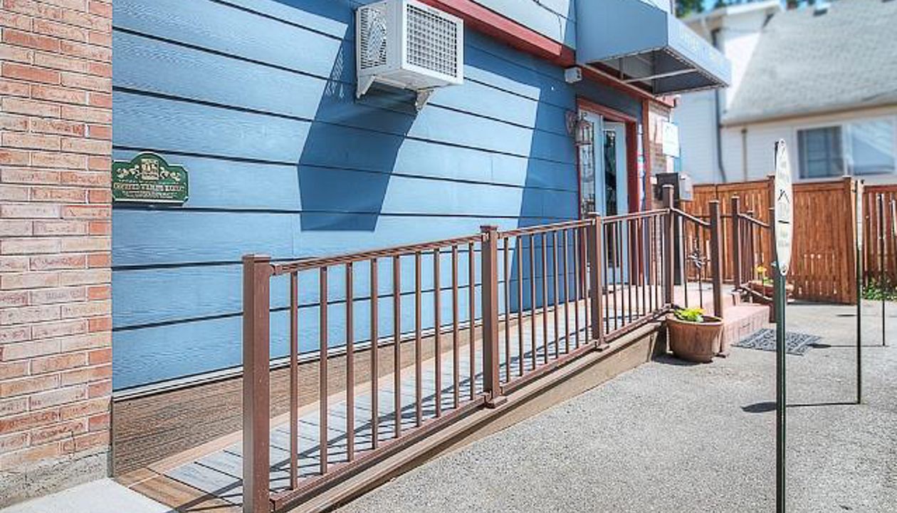 Trex deck outside Irons Brothers office, Shoreline, WA