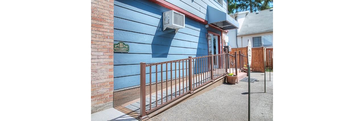 Trex deck outside Irons Brothers office, Shoreline, WA