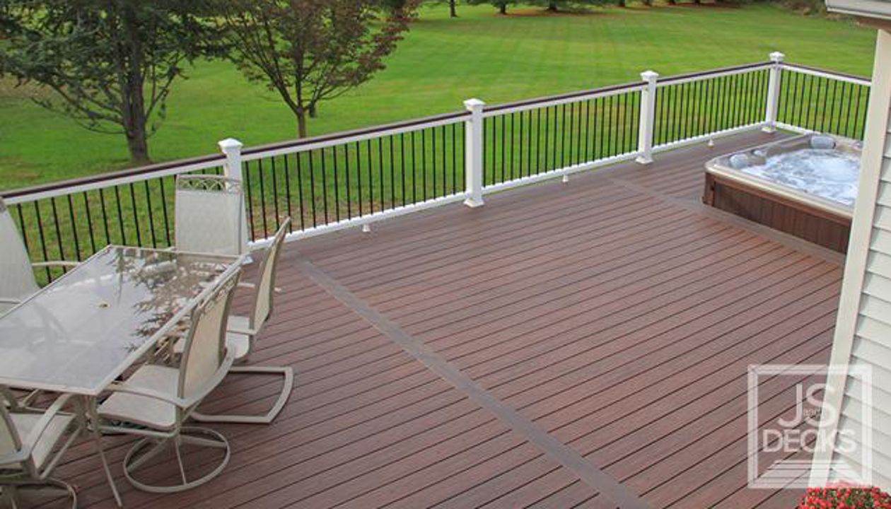 Beautiful view with Transcend decking and railing