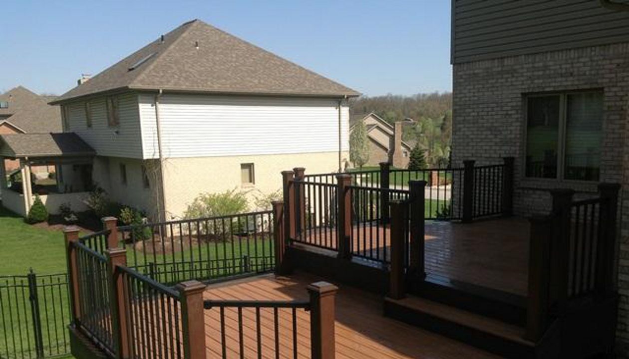 Tiki Torch with Signature railings