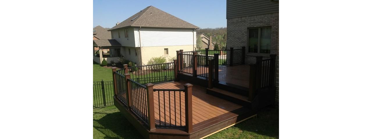 Tiki Torch with Signature railings