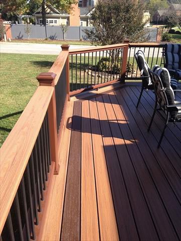 Great Trex composite deck, Maryville, TN