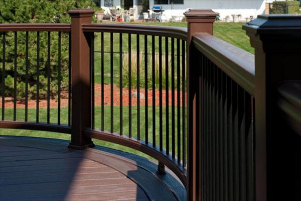 Transcend Custom Deck with Curved Corner