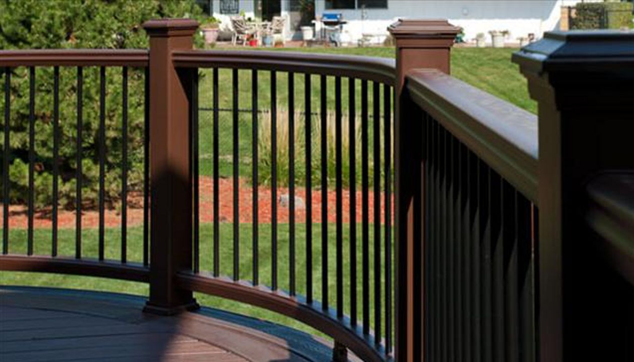 Transcend Custom Deck with Curved Corner