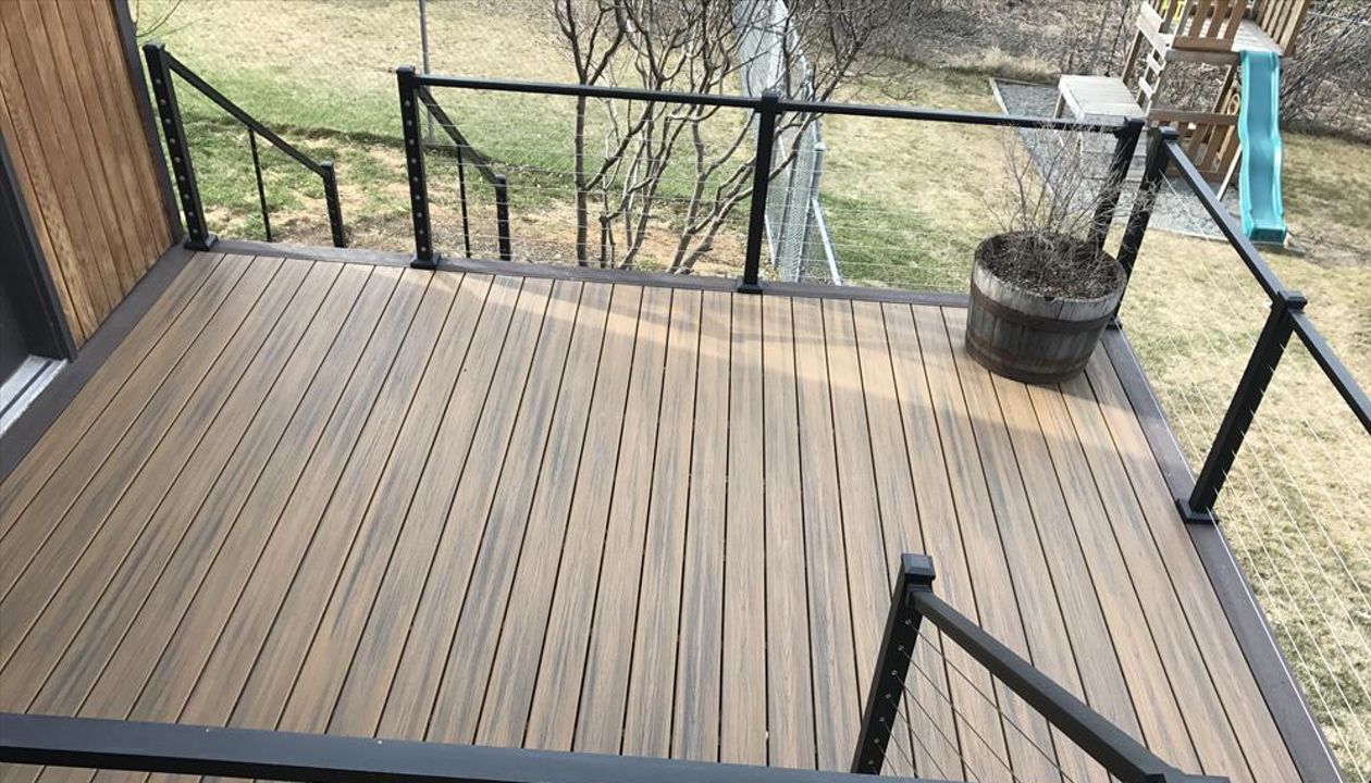 Havana Gold trex decking