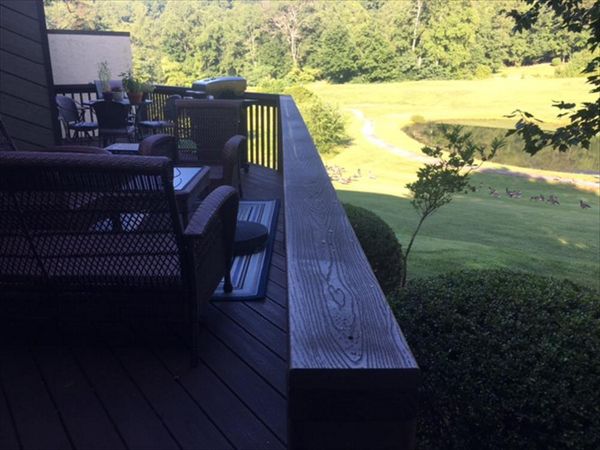 Image relaxing after a long work week with this view & the beverage of your choice on the Trex Transcend top railing!