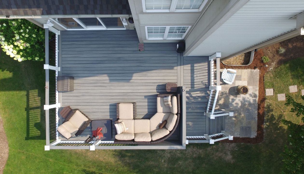 Trex Transcend Island Mist Decking - Plainfield, IL
