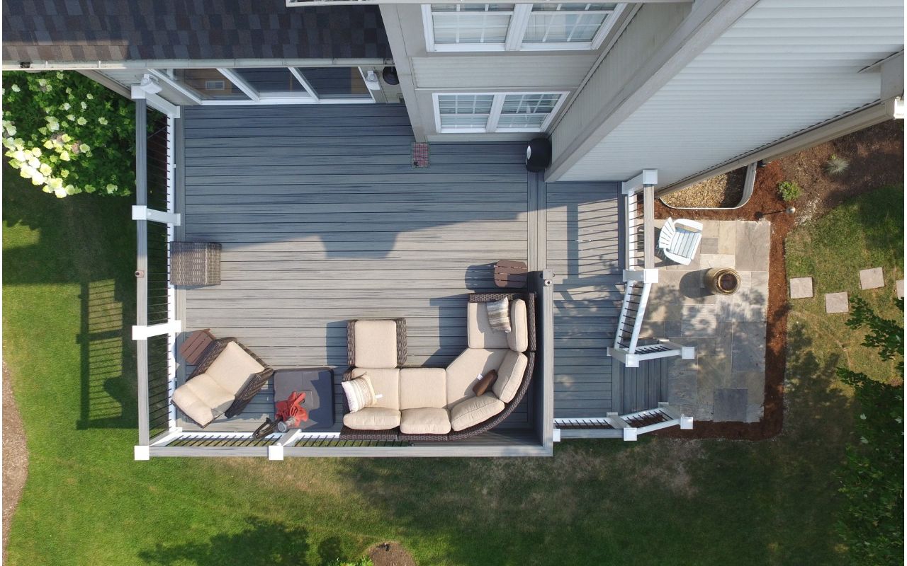 Trex Transcend Island Mist Decking - Plainfield, IL