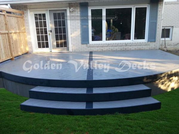 Trex select pebble grey and Winchester grey