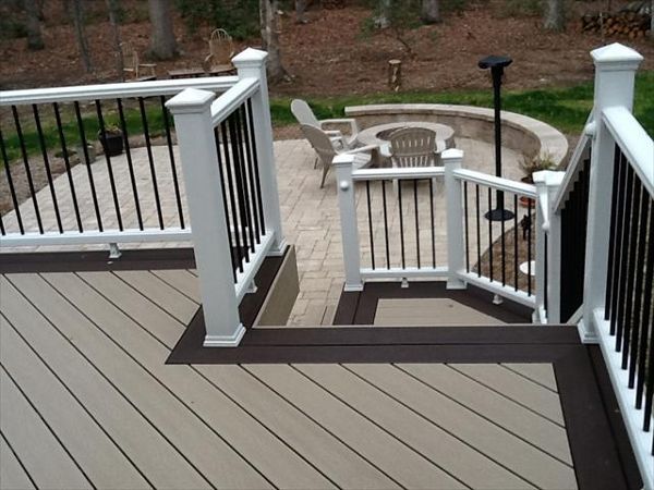 Rope Swing color decking with Vintage Lantern picture frame