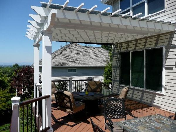 Trex Pergola w/ Canopy , Bauerwood Estates, Portland , Oregon