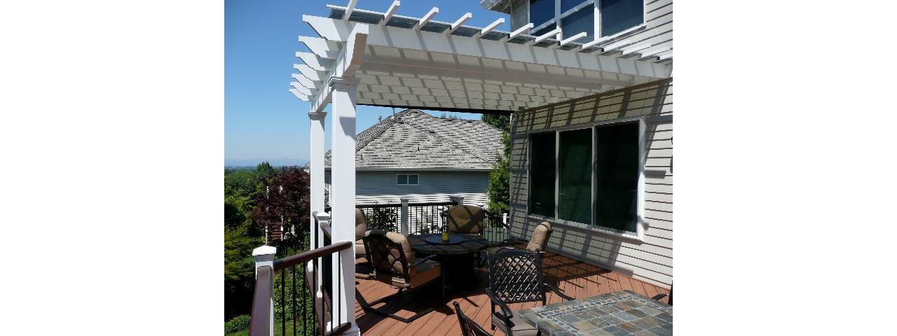 Trex Pergola w/ Canopy , Bauerwood Estates, Portland , Oregon