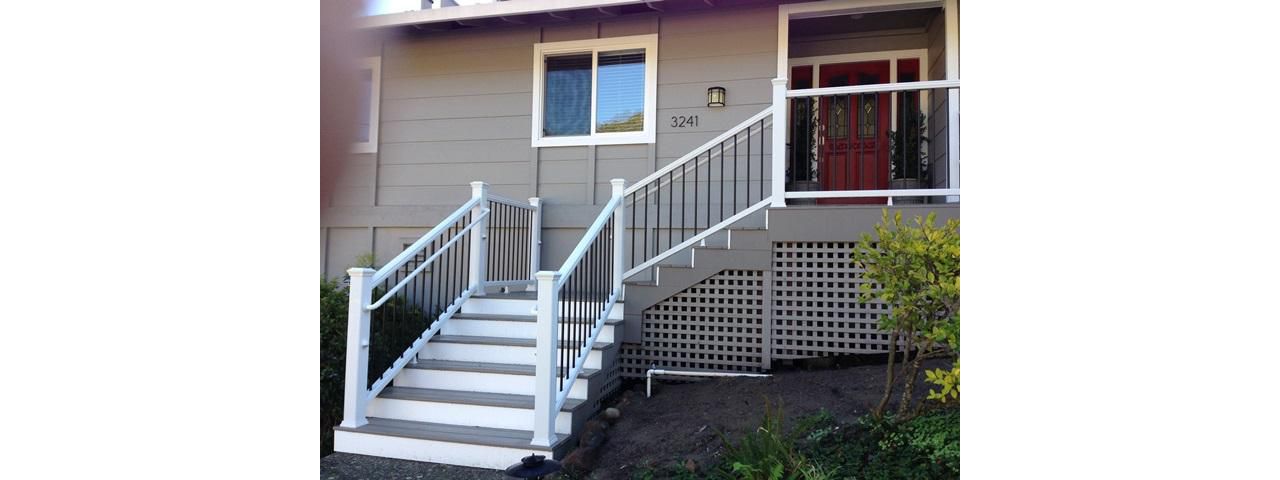 San Carlos, CA - Trex Decking, Railing, Lighting