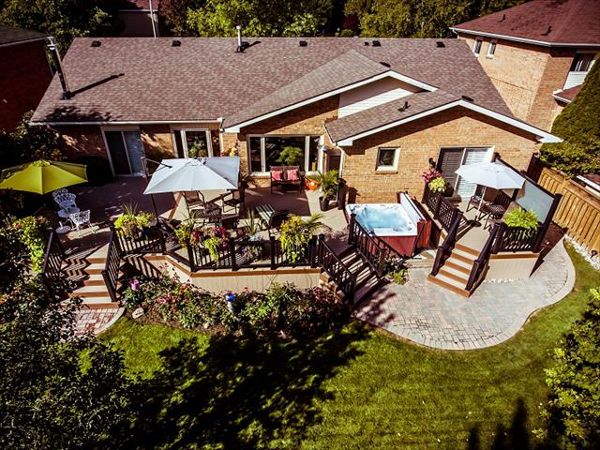 Trex Rope Swing, Black Railing, Whitby Ontario