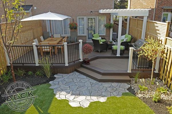 Big Trex Decks for small spaces by Your Deck Co. in Toronto