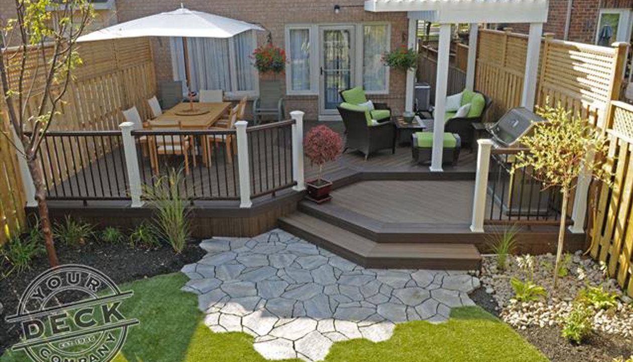 Big Trex Decks for small spaces by Your Deck Co. in Toronto